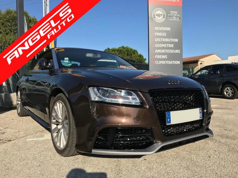 Grila compatibila cu Audi A5 8T (2007-2011) RS Design Negru Lucios RS5 - imagine 4