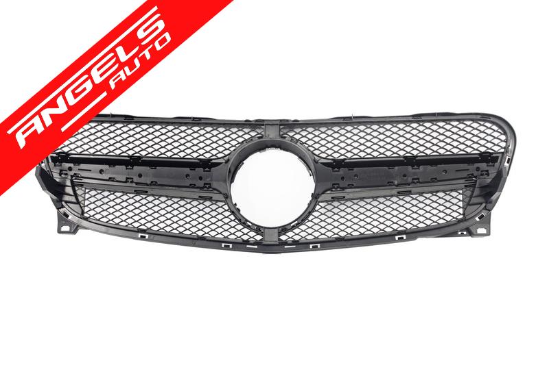 Grila AMG compatibila cu Mercedes GLA Class X156 2014-up Finisaj Negru - imagine 3