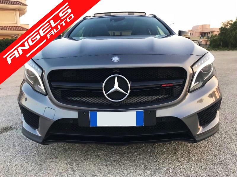 Grila AMG compatibila cu Mercedes GLA Class X156 2014-up Finisaj Negru - imagine 4