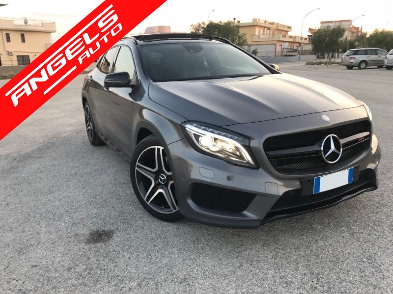 Grila AMG compatibila cu Mercedes GLA Class X156 2014-up Finisaj Negru - imagine 5