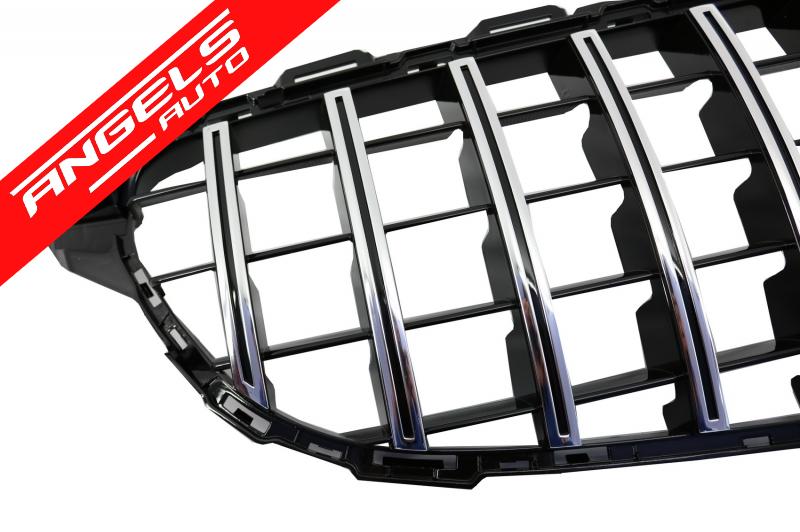 Grila compatibila cu Mercedes C-Class W205 S205 C205 A205 (2014-up) Panamericana - imagine 3
