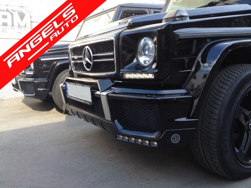 Grila Sport AMG compatibila cu Mercedes W463 G-Class 1990-2012 G65 negru/crom - imagine 5