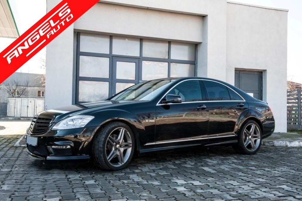 Grila Centrala compatibila cu Mercedes S-Class W221 Facelift (2010-2013) S63 S65 Design - imagine 8