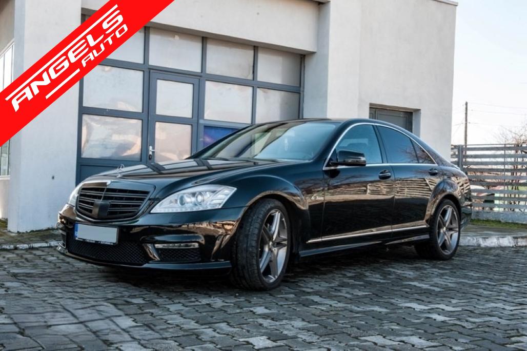 Grila Centrala compatibila cu Mercedes S-Class W221 Facelift (2010-2013) S63 S65 Design - imagine 9