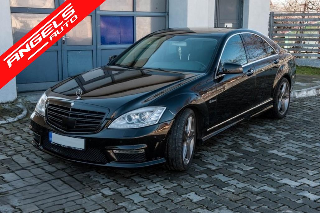 Grila Centrala compatibila cu Mercedes S-Class W221 Facelift (2010-2013) S63 S65 Design - imagine 10