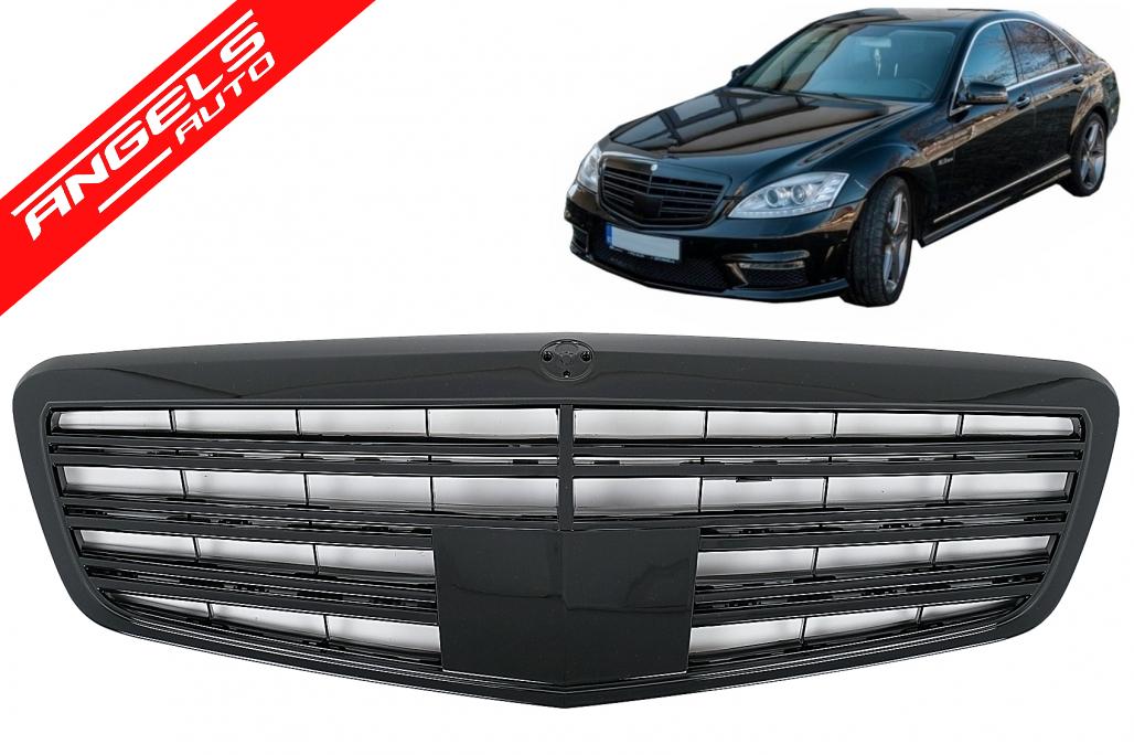Grila Centrala compatibila cu Mercedes S-Class W221 Facelift (2010-2013) S63 S65 Design