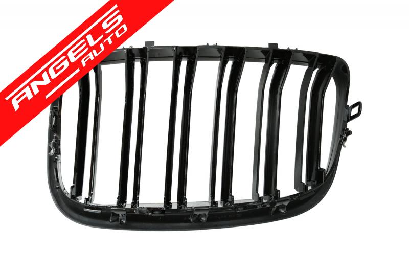 Grile compatibile cu BMW X5 X6 E70 E71 (2007-2014) Negru Lucios M Design - imagine 5