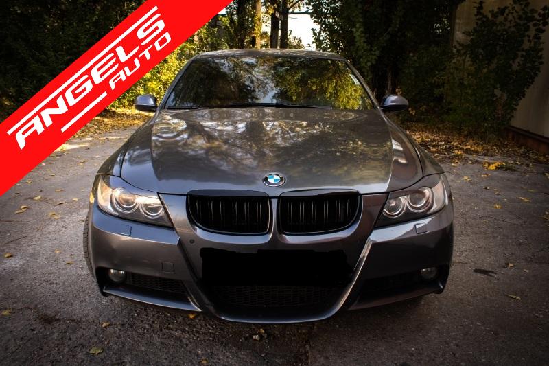 Grile compatibile cu BMW E90 Pre-LCI Seria 3 05-09 Negru Lucios Nari Sport M - imagine 5