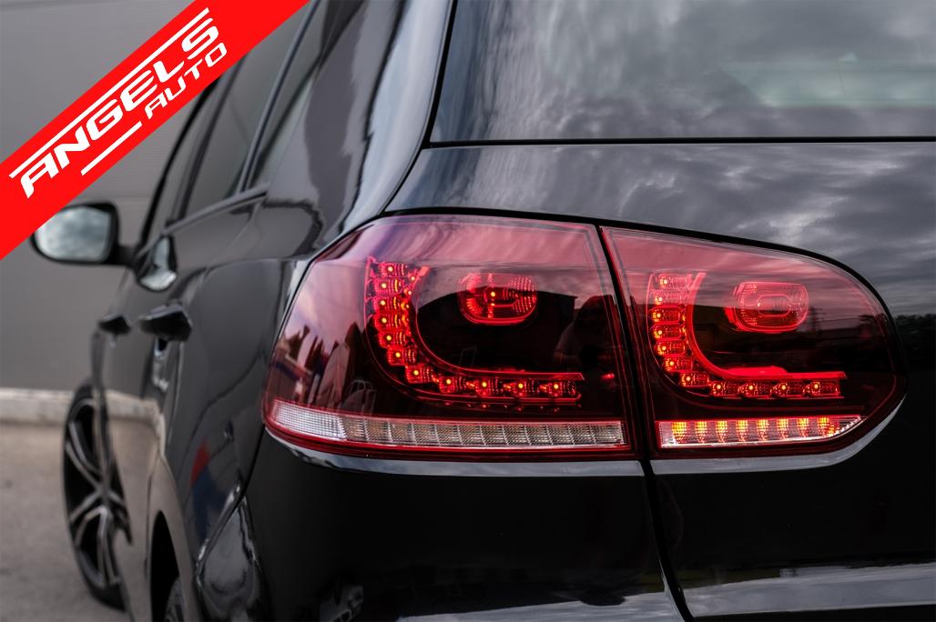Stopuri FULL LED compatibile cu VW Golf 6 2008+ R20 Design Semnal Secvential Dinamic - imagine 8