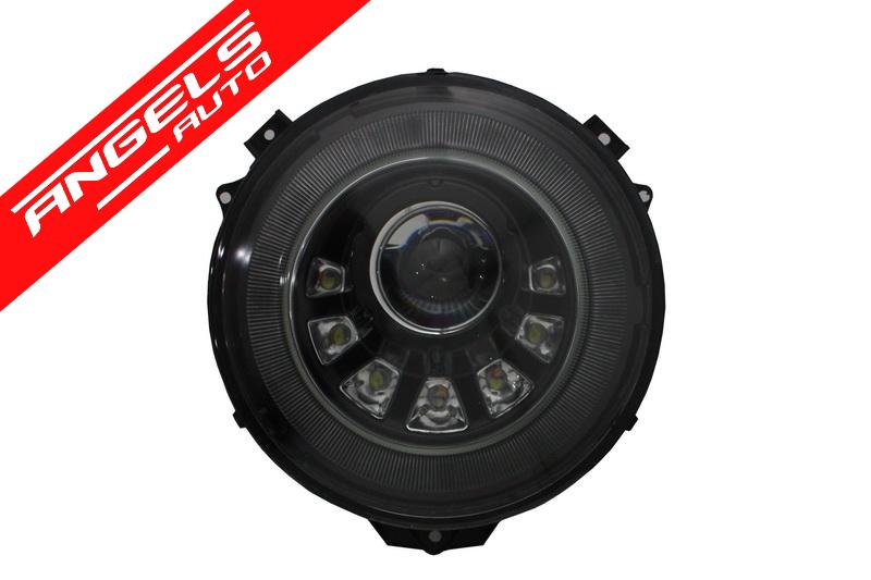 Faruri compatibile cu Mercedes W463 G-Class Bi-Xenon LED (2005-2017) MS-look - imagine 4