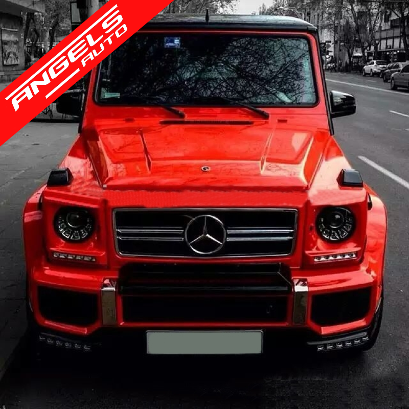 Faruri compatibile cu Mercedes W463 G-Class Bi-Xenon LED (2005-2017) MS-look - imagine 7