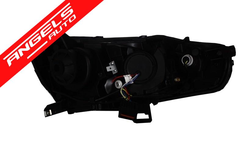 Faruri LED compatibile cu Mitsubishi Lancer 07-17 Dual Projector Semnal Secvential - imagine 4