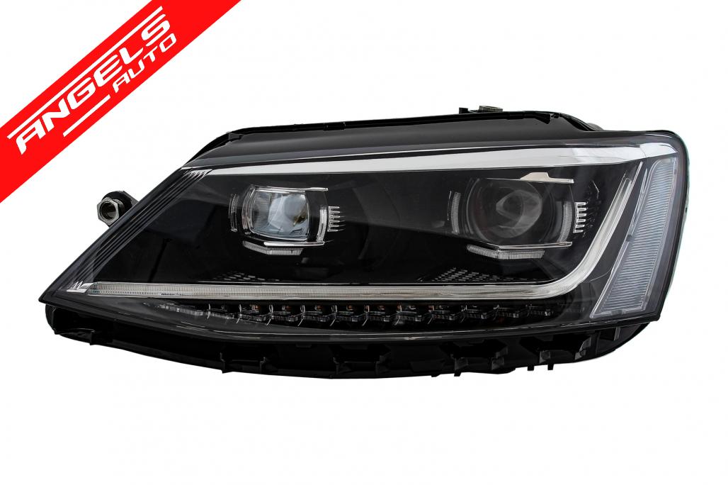 Faruri compatibile cu Jetta Mk 6 LED DRL 2011-2017 Semnal LED Dinamic - imagine 4