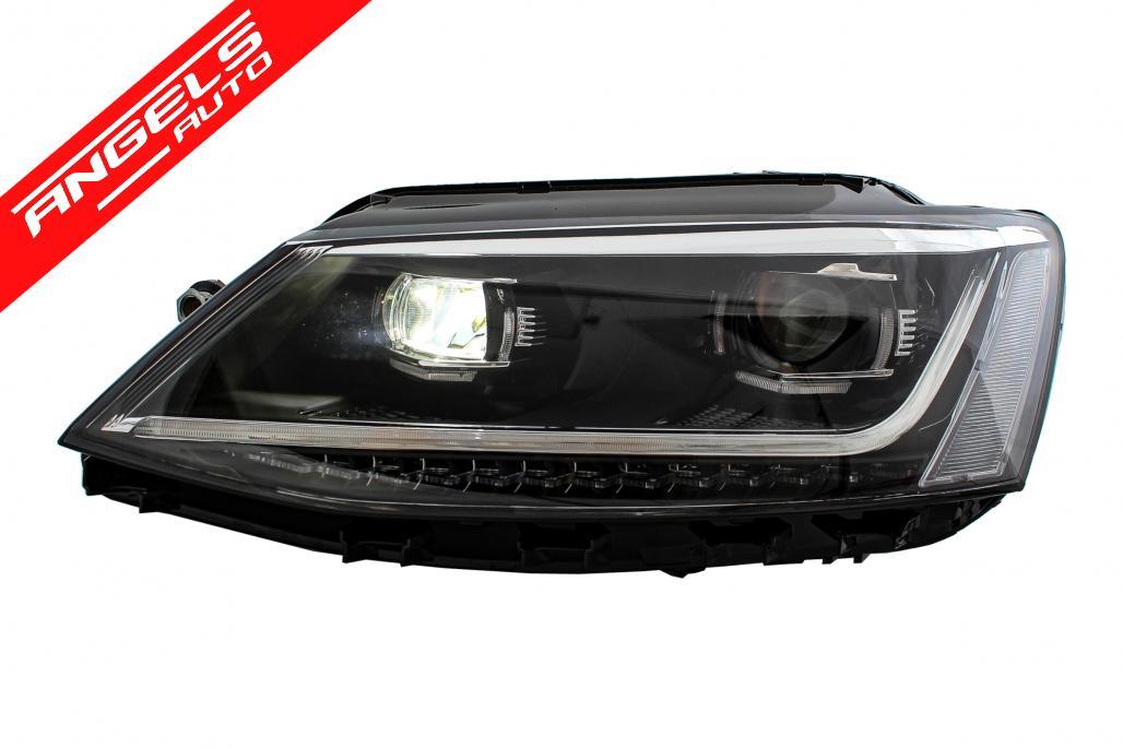 Faruri compatibile cu Jetta Mk 6 LED DRL 2011-2017 Semnal LED Dinamic - imagine 3
