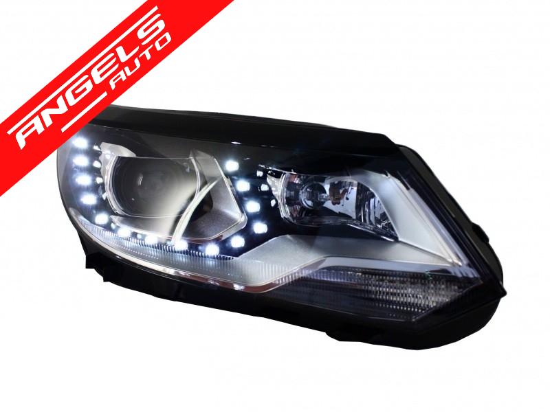 Faruri LED compatibile cu VW Tiguan MK I Facelift (2012-2015) OEM Xenon Design - imagine 5