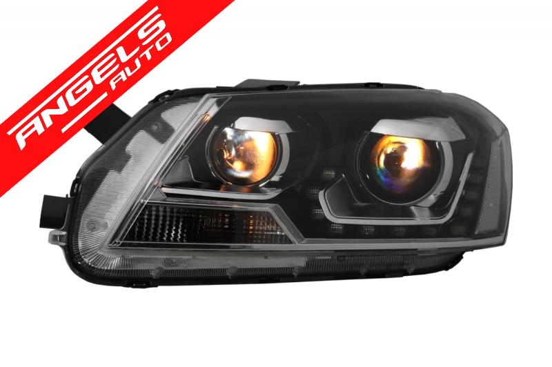 Faruri compatibile cu Passat 3C B7 LED DRL (2010-2014) Negre Xenon Design - imagine 6