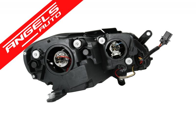 Faruri compatibile cu Passat 3C B7 LED DRL (2010-2014) Negre Xenon Design - imagine 7
