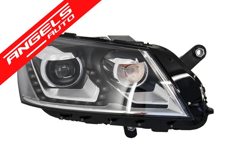 Faruri Passat 3C GP B7 cu Lupe compatibile cu Volkswagen (2011-up) OEM Design - imagine 4