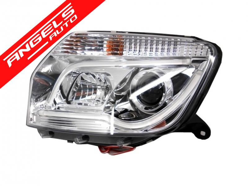 Faruri compatibile cu Dacia Duster cu Lupa si Pozitie LED (2010-2013) - imagine 4