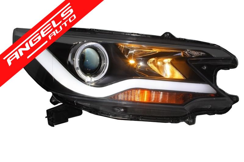 Faruri compatibile cu Honda CR-V 2012-2014 LED LightBar RM IV Facelift Look - imagine 6