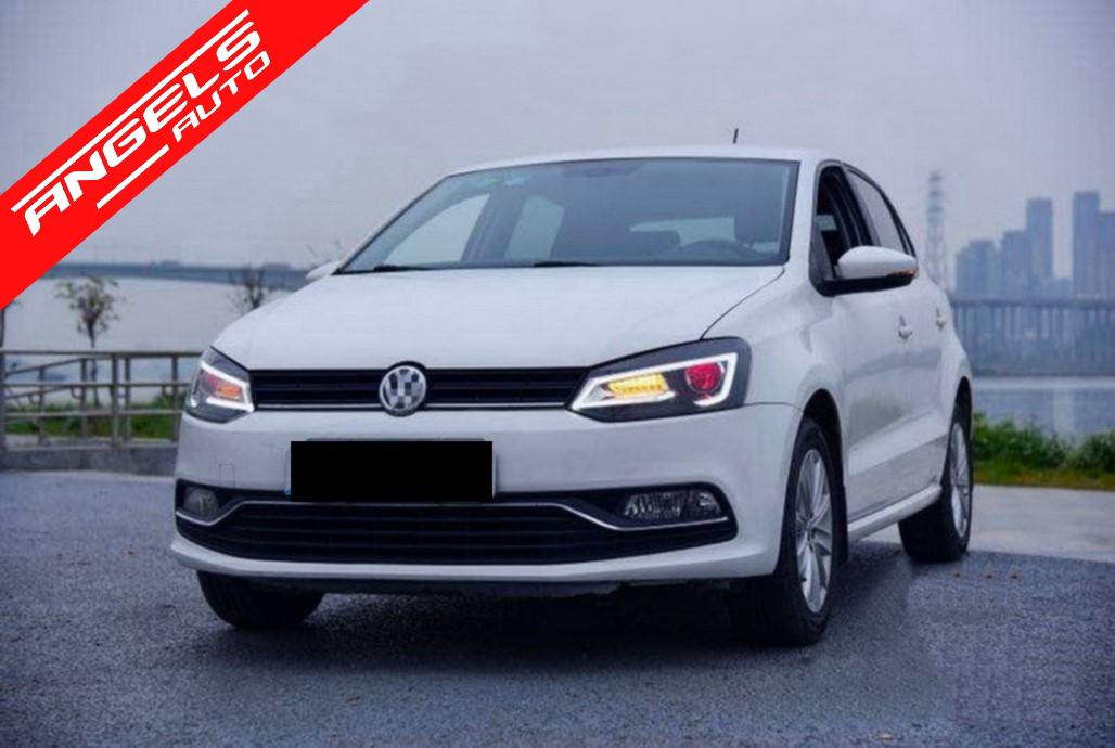 Faruri LED XENON HID compatibile cu VW Polo 6R/ 6C/ 61 (2011-2017) Devil Eye Design - imagine 9