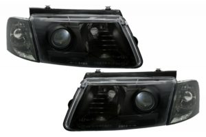 Faruri Passat 3B compatibile cu VW Cu Lupe (10.1996-10.2000) Negre