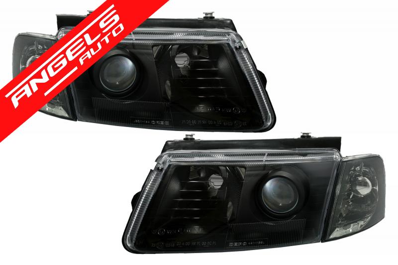 Faruri Passat 3B compatibile cu VW Cu Lupe (10.1996-10.2000) Negre