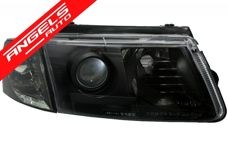 Faruri Passat 3B compatibile cu VW Cu Lupe (10.1996-10.2000) Negre - imagine 2