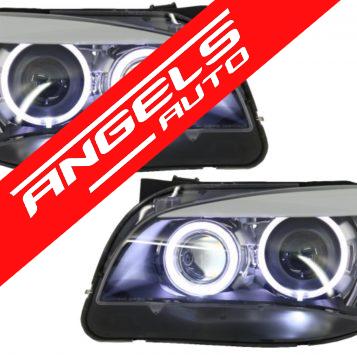 Faruri compatibile cu BMW X1 E84 LED Angel Eyes (2009-2013) Xenon Look - imagine 2
