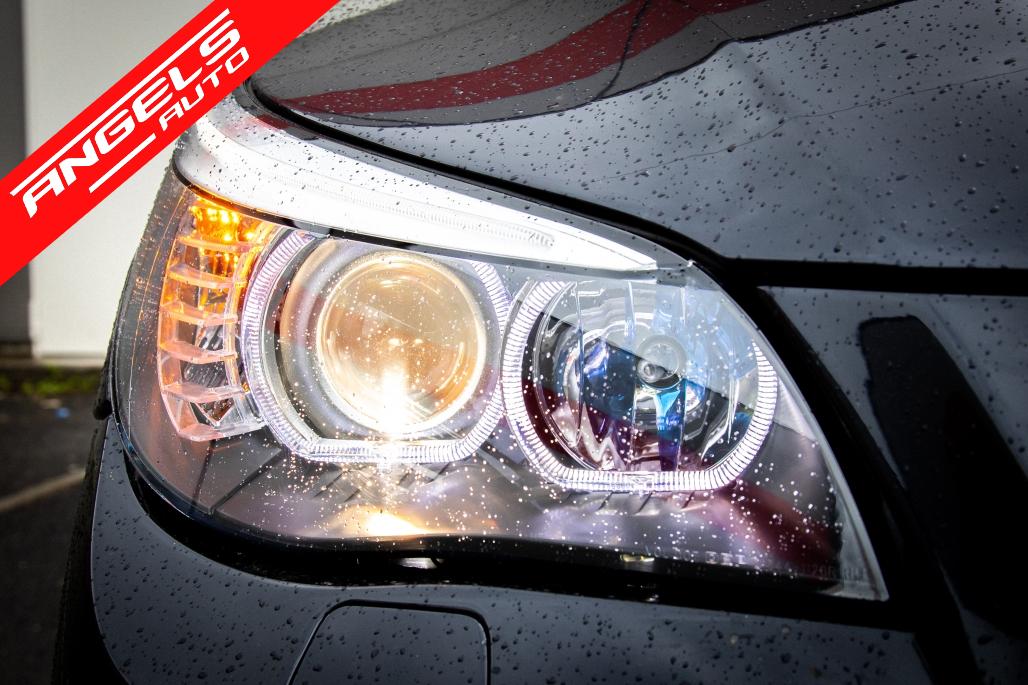 Faruri compatibile cu BMW Seria 5 E60 Angel Eyes (2003-2007) LCI Design - imagine 6