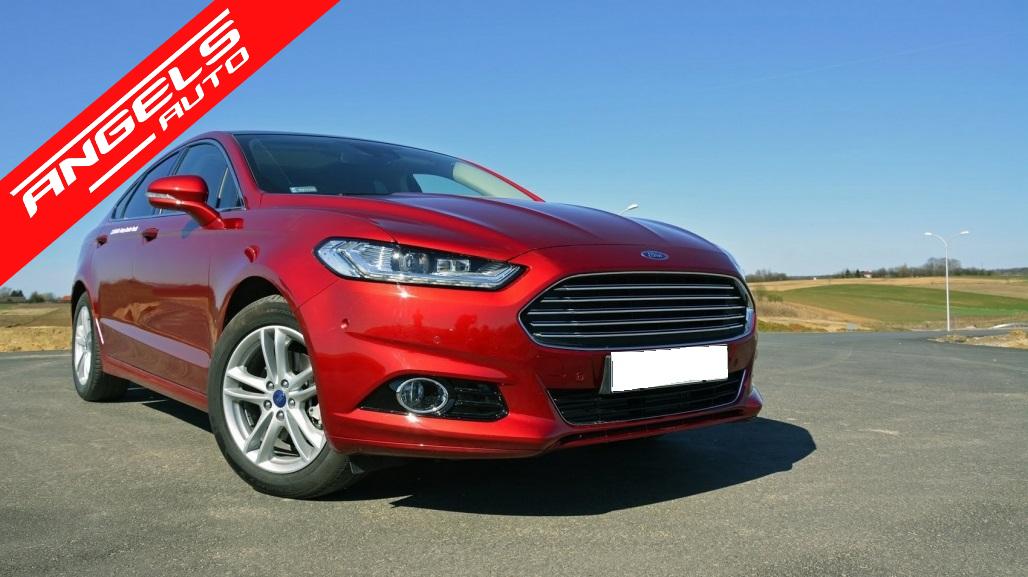 Faruri compatibile cu Ford Mondeo MK5 (2013-2016) LED DRL Semnalizare Secventiala Crom - imagine 8