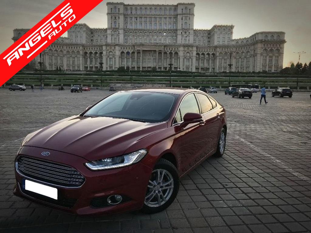 Faruri compatibile cu Ford Mondeo MK5 (2013-2016) LED DRL Semnalizare Secventiala Crom - imagine 7
