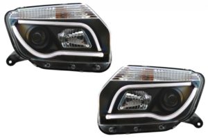 Faruri compatibile cu Dacia Duster 2009-2014 LED Light Bar TUBE LIGHT Negru