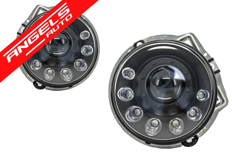 Faruri compatibile cu Mercedes W463 G-CLass Bi-Xenon Look LED 89-12 Mansory-Design