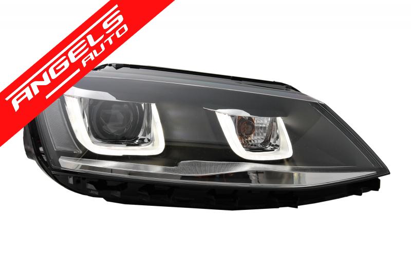 Faruri compatibile cu Jetta Mk6 3D LED (2011-2017) GTI U Bi-Xenon Design - imagine 4