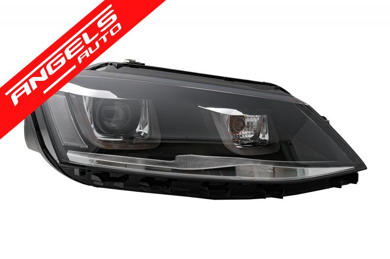 Faruri compatibile cu Jetta Mk6 3D LED (2011-2017) GTI U Bi-Xenon Design - imagine 6