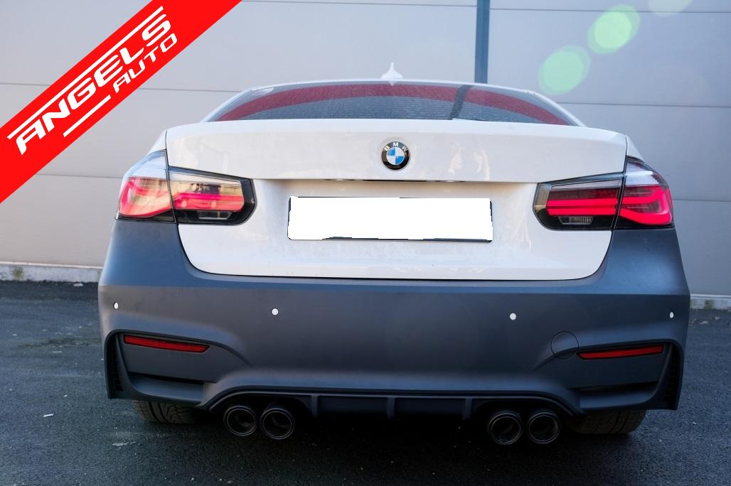 Stopuri LED compatibile cu BMW Seria 3 F30 Pre LCI (2011-2014) Rosu Fumuriu LCI - imagine 7