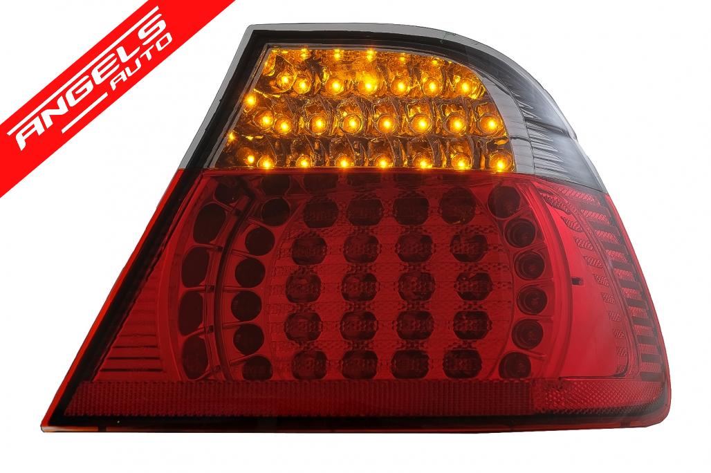Stopuri LED compatibile cu BMW Seria 3 E46 Coupe (1998-2003) Rosu/Fumuriu 2 Usi - imagine 3