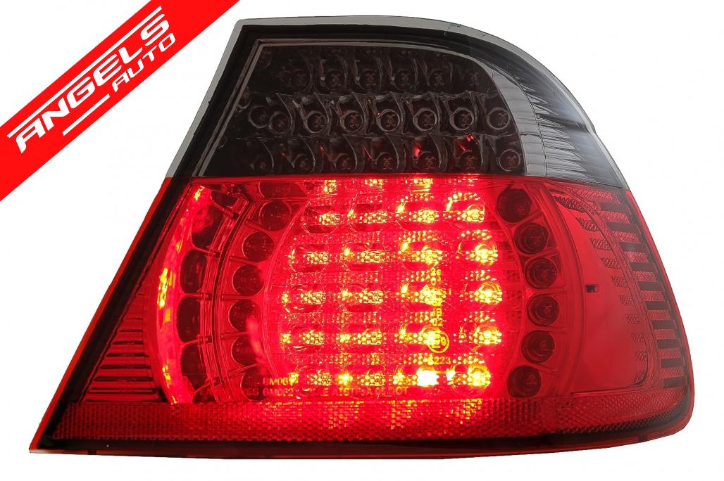 Stopuri LED compatibile cu BMW Seria 3 E46 Coupe (1998-2003) Rosu/Fumuriu 2 Usi - imagine 6