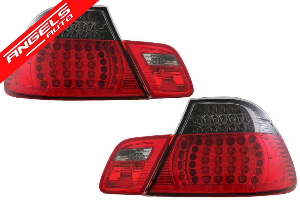 Stopuri LED compatibile cu BMW Seria 3 E46 Coupe (1998-2003) Rosu/Fumuriu 2 Usi