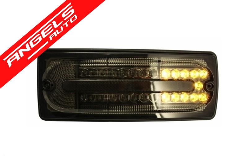 Stopuri Full LED compatibile cu Mercedes W463 G-Class (1989-2015) Fumuriu - imagine 5