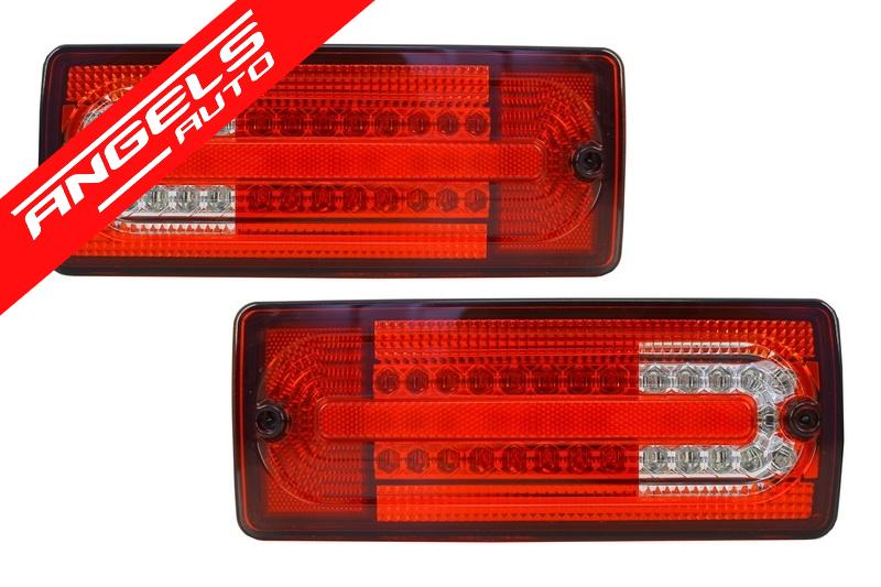 Stopuri compatibile cu Mercedes W463 G-Class (1989-2015) Rosu/Clar Full LED