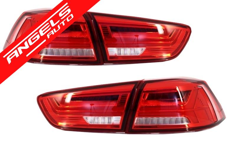 Stopuri compatibile cu Mitsubishi Lancer 2008+ Full Led Light Bar Semnal Dinamic - imagine 2