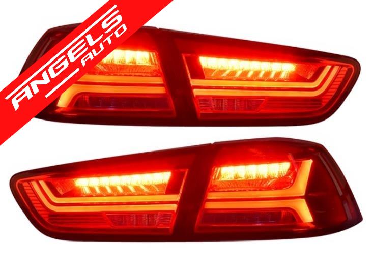 Stopuri compatibile cu Mitsubishi Lancer 2008+ Full Led Light Bar Semnal Dinamic