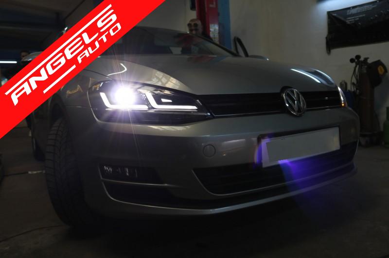 Faruri Osram compatibile cu VW Golf 7 Full LED (2012-2017) Black LED - imagine 7