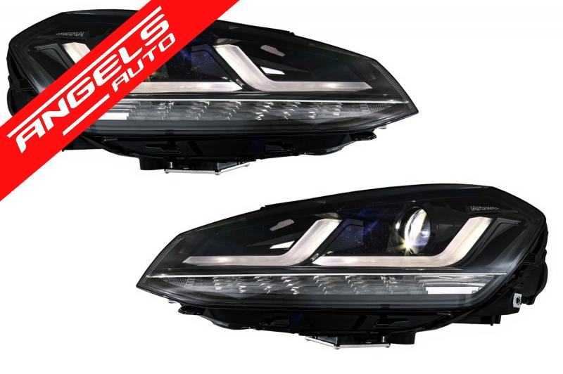 Faruri Osram compatibile cu VW Golf 7 Full LED (2012-2017) Black LED - imagine 2