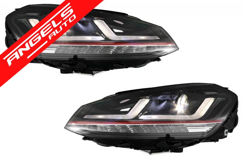 Faruri OSRAM Full LED compatibile cu VW Golf 7 VII (2012-2017) Rosu GTI LEDriving pt Halogen - imagine 3