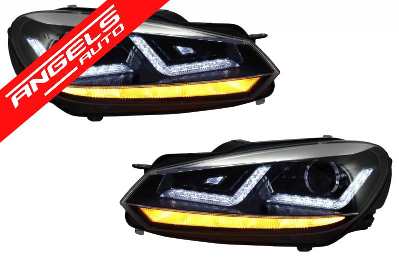 Faruri compatibile cu Golf 6 Osram LED Crom LEDriving Semnal Dinamic