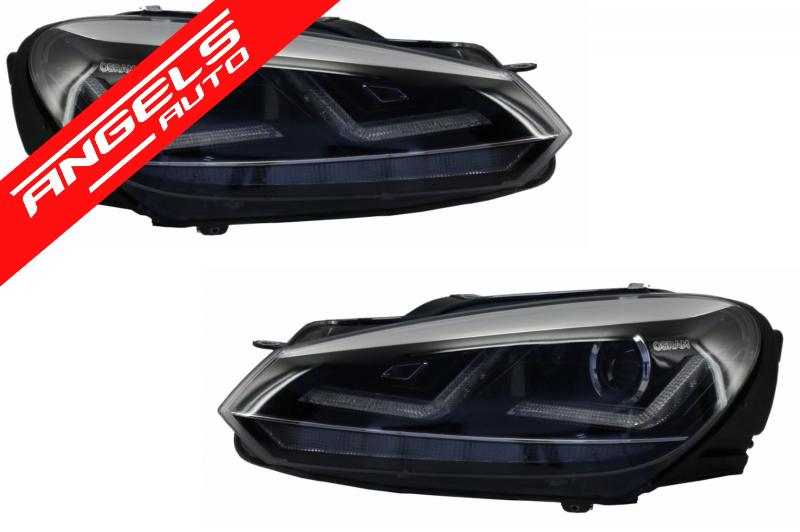 Faruri compatibile cu Golf 6 Osram LED Crom LEDriving Semnal Dinamic - imagine 3