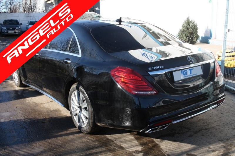 Difuzor Bara Spate AMG compatibil cu Mercedes S-Class W222 S63 (2013-up) - imagine 8